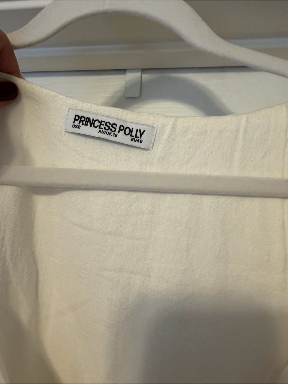 Princess Polly Ivory Linen Square-Neck Tank - Picture 4 of 4